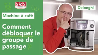 ☕ L'unité de brassage de ma machine à café Delonghi est bloqué, comment le décoincer ?