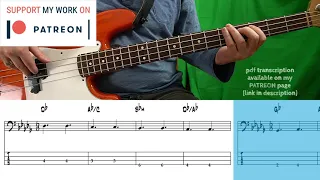 Percy Sledge - When A Man Loves A Woman (Bass cover with tabs)