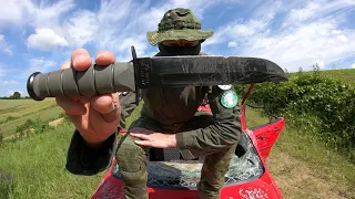 KA-BAR 5011 FOLIAGE GREEN - Fighting/Utility Knife - DESTRUCTION TEST - UNTIL IT BREAKS - PLAIN EDGE