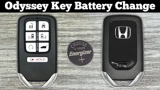 How To Replace HONDA ODYSSEY Remote Key Fob Battery 2018 - 2020 DIY Change Replacement Batteries