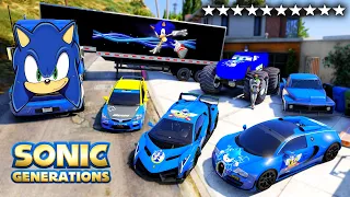 GTA - 5 Stealing Modified Sonic Cars with Franklin ! (Real Life Car's #183)