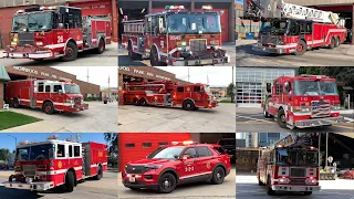 Fire Trucks Responding End Of The Year 2022 Compilation