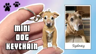 Making a Mini Polymer Clay Dog Keychain: Sydney the Lab/Pit Mix