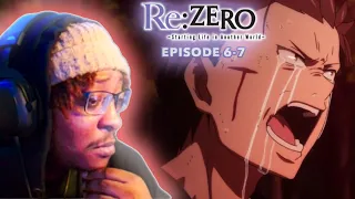 THIS WAS TOO HARD TO WATCH...😢💔*First Time REACTING To Re:ZERO Episode 6-7*