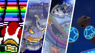 Evolution Of Rainbow Road in Mario Kart Games (1992 - 2021)