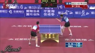 2014 China Trials for WTTTC New! MA Long vs FAN Zhendong HD Full Match Short Form Slow Motions+1