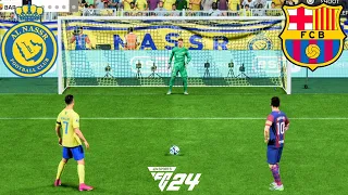 FIFA 24 | Al Nassr vs FC Barcelona | Ronaldo vs Messi | Penalty Shootout - PS5 Gameplay