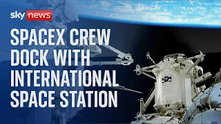 SpaceX Crew-7 dock with International Space Station