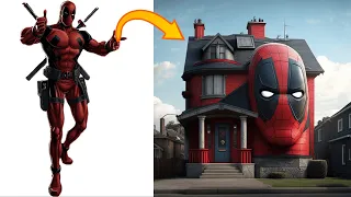 💥Avengers but HOUSES-AVENGERS ⚡all superheroes⚡