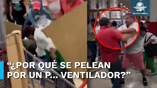 Clientes de Costco protagonizan brutal pelea por ventiladores