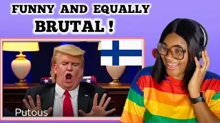 Reaction To Finnish TV ROASTING Donald Trump (Putous)