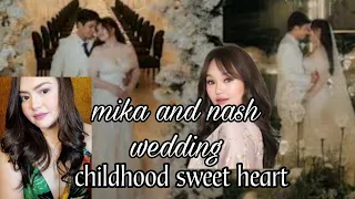 BEST WISHES, MIKA AND NASH WEDDING, CONGRATULATIONS.