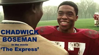 CHADWICK BOSEMAN movie scene  - starring as Floyd Little in The Express (2008)