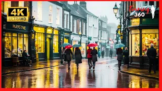 【4k】London 4k Rain Walk - Sloane Square London Walking Tour