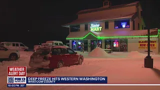 Snow, deep freeze hits western Washington | FOX 13 Seattle