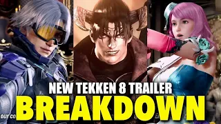 New Tekken 8 Trailer Explained - Alisa, Devil Jin, Lee Chaolan, Zafina & More Characters Revealed