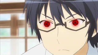 Nii-Chan From Non Non Biyori Activates his Sharingan (non-short)