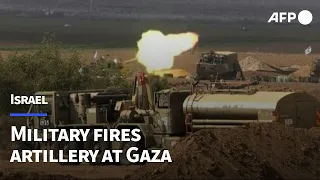 Israeli military fires artillery at Gaza | AFP