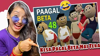 PAAGAL BETA 48 | Jokes | CS Bisht Vines School ClassRoom Desi Comdey Video Reaction