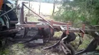 plowing with the fiat 60-90, In the garden