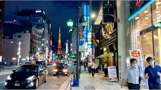 【4K】Tokyo Evening Walk - Roppongi (June,2021)