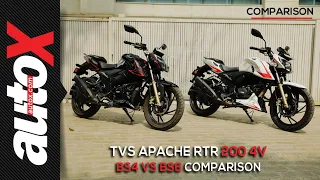 TVS Apache RTR 200 4V – Key differences between BS4 & BS6 models | Old vs New | autoX