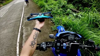 Solo Ride with Skydio 2 and Yamaha WR155R