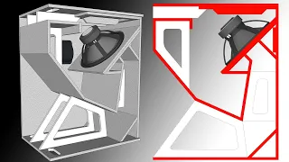 DIY Speaker Box Plan 1x18" | Hybrid Folded Horn/Reflex
