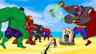 Team HULK, SPIDERMAN, VENOM vs SUPERMAN ZOMBIE : Returning from the Dead SECRET - SUPER HEROES MOVIE