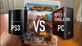 Real PS3 VS PC Emulation Motorstorm Pacific Rift RPCS3