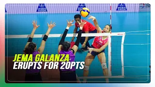 Jema Galanza talks about her 20-point performance in PVL Finals | ABS-CBN News