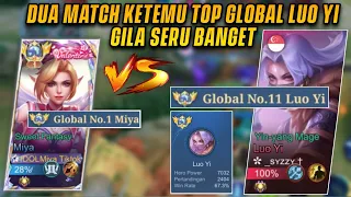 KETIKA MIYA TIKTOK KETEMU TOP GLOBAL LUO YI DUA KALI! KITA KASI DIA PAHAM | TOP GLOBAL 1 MIYA - MLBB