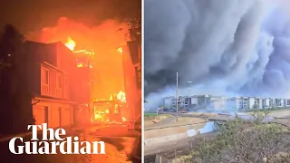 Hawaii: footage emerges of houses in Lahaina being burned to the ground