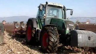 Tolusso Aratri Quadrivomere entrosolco su Fendt 714