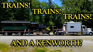 Trains Trains Trains! - A Sneak Peak at Our Railroad!
