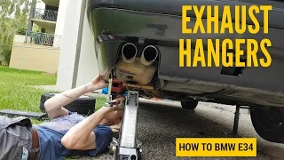 How to Replace Exhaust Hangers - BMW E34