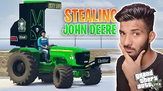 Stealing @nooruppal98 John Deere in GTA 5 | Punjabi GTA Video