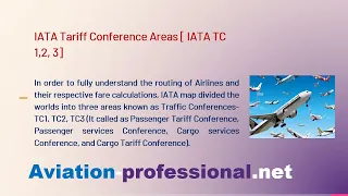 IATA Three Traffic Conference Areas