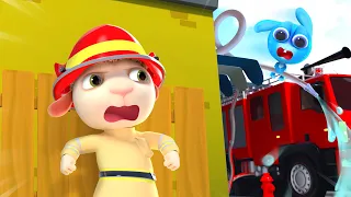 This is my car! Super Fireman and unexpected guests | Funny Cartoon Animaion for kids