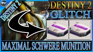 DESTINY 2 GLITCH - MAXIMAL SCHWERE MUNITION [german/deutsch/HD]