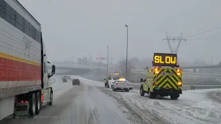 02-15-2021 Nashville, TN - Major Ice Storm, Hazardous Driving, Vehicles Stuck