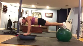 BOSU Ball & Stability Ball Pushup