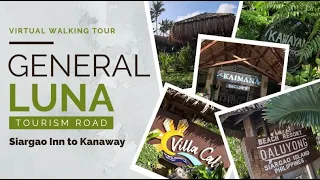 [4K] Siargao General Luna (Tourism Road) – Part 1 | Virtual Walking Tour | Philippines