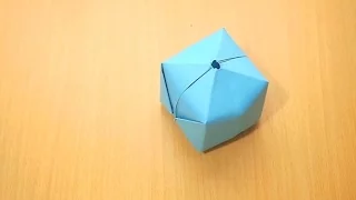 Шарик из бумаги "Бомбочка".The ball of paper, "bomb"