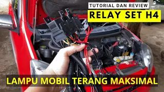 LED LAMPU MOBIL TERANG MAKSIMAL...!!!! WAJIB TAMBAH RELAY SET INI