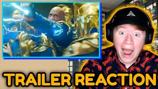 BLACK ADAM SDCC Comic Con Trailer Reaction | PFNReacts | Warner Brothers