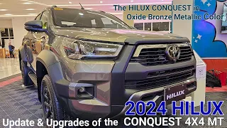 2024 HILUX CONQUEST 4X4 MT Upgrades, Price and Specifications
