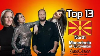 North Macedonia At The Eurovision Song Contest (2010-2023): My Top 13