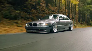 Bagged BMW E38┃ O.Z Fittipaldi┃AirLift┃ALPINA┃dexterity.