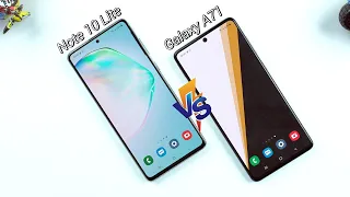 Samsung Galaxy Note 10 Lite vs Galaxy A71 Speed Test